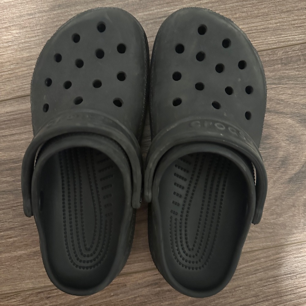 Kids Black Crocs